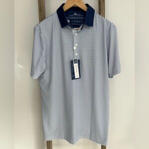 Boston Scott Golf Performance Polo Gen 1 Modern Fit
White Blue Men's Size S NWT